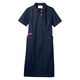 住商モンブラン ナースワンピース 半袖 ネイビー/バーガンディ S MN700-8373 1枚　白衣（直送品）