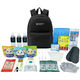 ピースアップ 30点防災セット (リュック:ブラック) set10001476BK 1セット