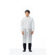 「現場のチカラ」  使いきり不織布白衣　ホワイトL　50着(10着入×5袋)　川西工業  オリジナル