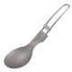 パール金属 アウトドア スプーン 15.3cm 折りたたみ 軽量 チタン製 FDスプーン キャプテンスタッグ CAPTAIN STAG（直送品）
