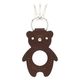 植村 INAZUMA アニマルくるみ キーホルダー 870 焦茶 BA-18S BA18S-870 1セット(5個)（直送品）