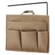 キングジム ハングオーガナイザー デスク下収納 バッグインバッグ 横型 ベージュ HOZ200ヘー 1個