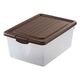 SANKA 収納ボックス ハコス Mサイズ ブラウン 305657 1個