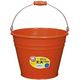 ヒマラヤ化学工業所 カラーバケツ 10型 レッド 4977425002659 1セット(5個)