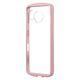 AQUOS sense7 SH-53C/SHG10 耐衝撃ハイブリッドケース 「Cleary」 ダスティピンク ストラップホール付（直送品）
