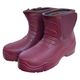 ヤマショウ 婦人防水あったかブーツ 裏地全面ボア ワインレッド L YRB-204WIN 1足（直送品）