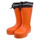 ヤマショウ 紳士防寒セーフティロングブーツ オレンジ 裏地全面ボア 滑り止め付 YRB-205OR M 1足（直送品）