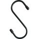 トラスコ中山 TRUSCO スチールSフック 100mm 黒 TTSH100BK 1個 256-2035（直送品）