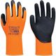 東和コーポレーション トワロン 天然ゴム背抜き手袋 WITHGARDENフローラ サンシャインオレンジ 8/M W318-M 1双 364-4818