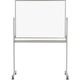 馬印 両面脚付ホーローホワイトボード無地 MH34TDN 1台 251-4613（直送品）