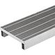カネソウ スチール製グレーチング 細目プレーンタイプ かさあげ型 側溝用 QSY-5919B 1枚 343-8546（直送品）