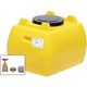 スイコー ホームローリータンク200 レモン (フタ含む) ドレンバルブセット(25A)付 HLT-200+VALVE-SET25A 1個（直送品）