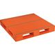 日本プラパレット NPC プラスチックパレットAZFDー1111FE 片面四方差し オレンジ AZFD-1111FE-OR 1枚（直送品）
