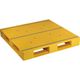 日本プラパレット NPC プラスチックパレットAZFDー1111FE 片面四方差し イエロー AZFD-1111FE-Y 1枚（直送品）