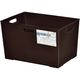 ヒマラヤ化学工業所 ヒマラヤ化学 キーパーBOX/ワイド深型 ブラウン 385×263×226 138327 1セット(24個)（直送品）