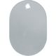 トラスコ中山 TRUSCO 小判札 大 60X40mm 5枚入 クリア THFL-CL 1パック(5枚) 262-1471（直送品）
