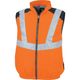 ジーベック XEBEC 空調服ベストXE98025ー82ー5L オレンジ XE98025-82-5L 1着 369-0426（直送品）