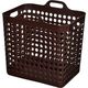 ヒマラヤ化学工業所 ヒマラヤ化学 ポピンズ バスケット 1572 L型ブラウン 458×336×445 157229 1セット(16個)（直送品）