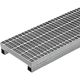 カネソウ スチール製グレーチング プレーンタイプ かさあげ型 国土交通省型側溝用 クッション付 HSY-KP-7338B 1枚（直送品）