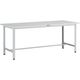 トラスコ中山 TRUSCO 軽荷重作業台VAE型抗ウィルスポリ天板 1800X750XH740 ホワイト色 VAE-1800 W 1台（直送品）