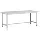 トラスコ中山 TRUSCO 軽荷重作業台VAE型抗ウィルスポリ天板 1800X900XH740 ホワイト色 VAE-1809 W 1台（直送品）