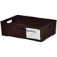 ヒマラヤ化学工業所 ヒマラヤ化学 キーパーBOX/ワイド浅型 ブラウン 385×263×226 138228 1セット(40個)（直送品）