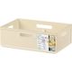 ヒマラヤ化学工業所 ヒマラヤ化学 キューB0X/ワイド浅型 アイボリー 390×260×130 134343 1セット(24個)（直送品）