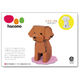 hacomo kids 動物シリーズ トイプードル ダンボール工作キット 4562201014249 1セット(10個)