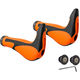 GORIX 自転車エルゴグリップ +バーエンド　GX-849AD3-L1-G2 オレンジ 42849 1個（直送品）