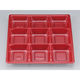 弁当容器　BFO-40-B赤BS 中仕切　600枚(50枚×12) 0150040203263　シーピー化成（直送品）