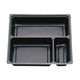 北原産業 仕出弁当 中仕切 70-70C-3 黒 300枚(50枚×6) 150900 1ケース(300枚入(50枚×6袋))（直送品）