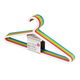サワフジ 洗濯ハンガー スリムハンガー 10本組 カラフル 266458 1個