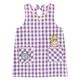 アーテック アニマルギンガムチェックエプロン　パープル 9537 1枚（直送品）