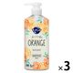 キュキュット オレンジ ポンプ 本体 500mL 1セット（3個） 食器用洗剤 花王