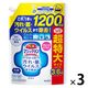 バスマジックリン 除菌・抗菌 アルコール成分プラス 無香料 詰め替え 超特大 1200mL 1セット（3個） 花王