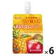 ハウスウェルネスフーズ　まるでスムージー パイン＆フルーツミックス味 150g 1セット（6個）　ゼリー飲料