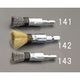 エスコ 15mm 6角軸 ワイヤーブラシ(エンド型/鋼線) EA819BT-141 1セット(5本)（直送品）