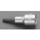 エスコ 1/2”DRxT15 [TORX]ビットソケット EA618CW-15 1セット(4個)（直送品）