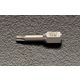 エスコ T6 x25mm [Torx]ドライバービット(TORSION) EA611AD-6 1セット(20本)（直送品）