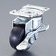 エスコ 50mm キャスター(自在金具付・ブレーキ付) EA986PT-322 1セット(10個)（直送品）