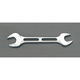 エスコ 6x 7mm 両口スパナ(軽量) EA615AN-2 1セット(10丁:1丁×10本)（直送品）