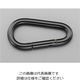 エスコ 101x12.5mm スナップフック(スチール製/黒) EA638JP-104 1セット(10個)（直送品）