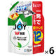 ジョイ JOY W除菌 食器用洗剤 緑茶の香り 詰め替え 超ジャンボ 1550mL 1セット（1個×6） P＆G