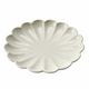アースモス 小皿 パール(銀結晶) 菊型7.0寸丸皿 [2個入] vac-115-02029（直送品）
