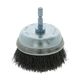 高儀 EARTH MAN 六角軸カップワイヤーブラシ 鋼線75mm 4907052555181 1セット(4個)（直送品）