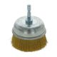 高儀 EARTH MAN 六角軸カップワイヤーブラシ 真鍮75mm 4907052555204 1セット(3個)（直送品）