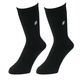 【アウトレット】【ソックス】コーコス信岡 ニオイクリア 90°クルー先丸2P ブラック Lサイズ G-8420 1セット（2足）