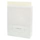 シモジマ HEIKO 宅配袋（紙製） 撥水加工 白 L 封かんシール付 1セット（100枚：25枚入×4パック）004192230