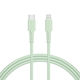 MOTTERU Type-C to Lightning シリコンケーブル 2m ピスタチオ MOT-SCBCLG200-PS 1個