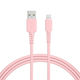 MOTTERU Type-A to Lightning シリコンケーブル 2m シェルピンク MOT-SLAL200-PK 1個（直送品）